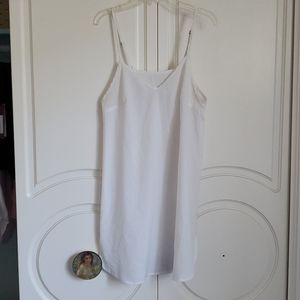 White see through night gown